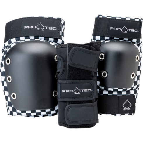 ProTec - Junior Set (Checker | Butterfly Straps)